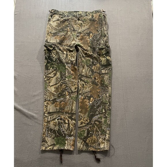 Cabelas Pants Mens Large Camouflage 3D Seclusion Cargo Perforated Hunting Skate - Picture 1 of 12